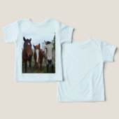 Frisky haar, vier paardenvrienden, (Ontwerp Voorkant & Achterkant)