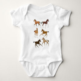 Frisky Horse Foals Baby One Piece Romper