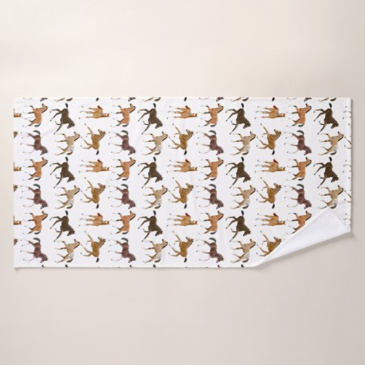 Frisky Horse Goals Bath Towel Badhanddoek (Badhanddoek)