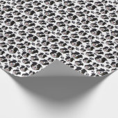 Frisky Scottish Border Collie Sheep Dog Pet Puppy Cadeaupapier (Hoek)