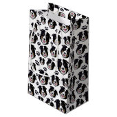 Frisky Scottish Border Collie Sheep Dog Pet Puppy Klein Cadeauzakje (Achterkant Gekanteld)