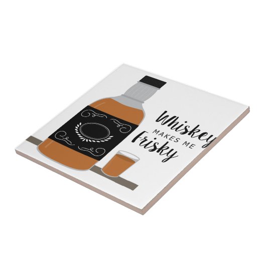 Frisky Whiskey Tegeltje (Zijkant)