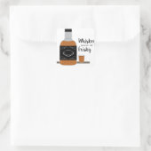Frisky Whiskey Vierkante Sticker (Tas)