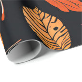 Frisse bladeren: herfst in zachte tinten cadeaupapier (Rol Hoek)