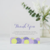 Frisse bloemendank u Briefkaarten (Staand voorkant)