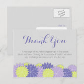 Frisse bloemendank u Briefkaarten (Voorkant / Achterkant)