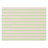 Frisse Boho Roze & Groene Strepen Lente & Zomer  Tafelkleed (Voorkant (Horizontaal))