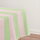 Frisse Boho Roze & Groene Strepen Lente & Zomer  Tafelkleed (Voorbeeld)