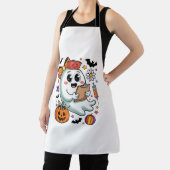 Frisse Boo'd Coffee Halloween Schort (Insitu)