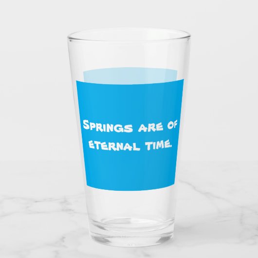 Frisse drankwater glas tumbler (Achterkant)