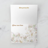 Frisse en heerlijke seizoensbloemen kaart (Binnen)