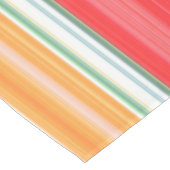 Frisse en heldere rode en gele streep tafelkleed (Gekanteld)