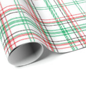 Frisse feestelijke controle cadeaupapier (Rol Hoek)