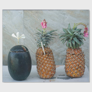 frisse gezonde ananas cadeaupapier