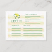 Frisse markt feestelijke douche informatiekaartje (Voorkant)