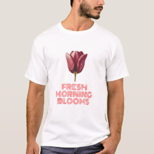 Frisse ochtendbloei t-shirt