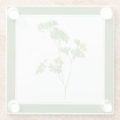 FRISSE PETERSELIE Glas Drank Coaster (-tekst) Groe Glazen Onderzetter (Achterkant)