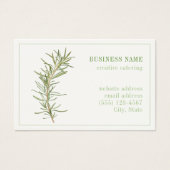 FRISSE ROZEMARIJN EURO VISITEKAARTJE (Voorkant)