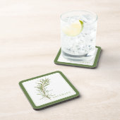 FRISSE ROZEMARIJN Hard Plastic Onderzetter (+tekst (Rechterzijde)