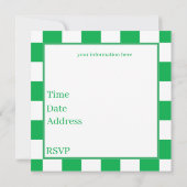 frisse salad - partij voegt informatie toe notitiekaartje (Achterkant)