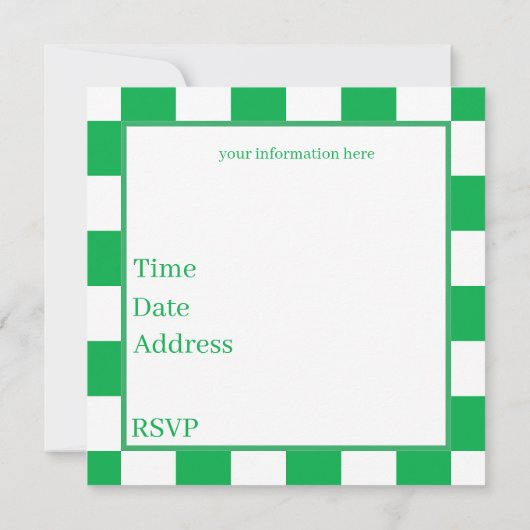 frisse salad - partij voegt informatie toe notitiekaartje (Achterkant)