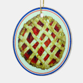 frisse sierbloem keramisch ornament (Links)