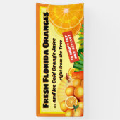 Frisse Sinaasappels uit Florida Spandoek (Verticaal)
