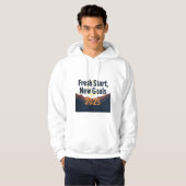 Frisse start nieuwe doelen 2025 hoodie (Voorkant volledig)