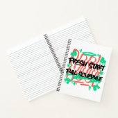 Frisse start volledige planning School Beginnen Notitieboek (Binnen)
