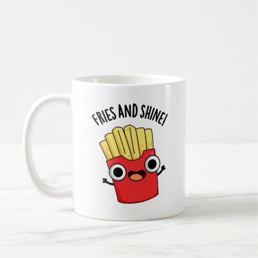 Frites En Blinken Grappige Eten Grappen Koffiemok (Links)