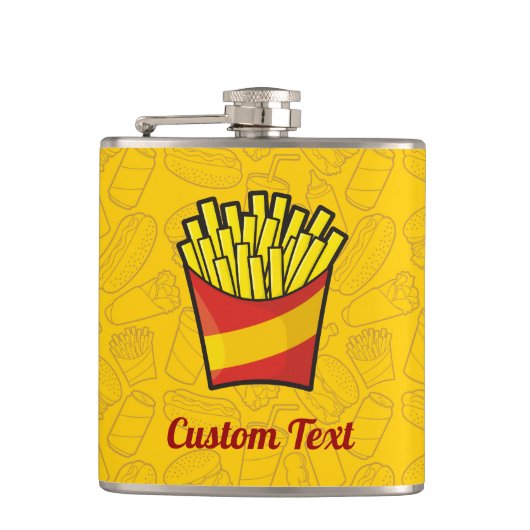 Frites Fles Heupfles (Voorkant)