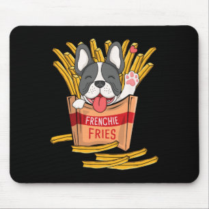 Frites - Franse Bulldog Fast Food Franse Frites Li Muismat