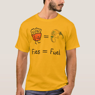 frites gelijke brandstof t-shirt