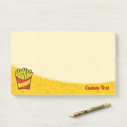 Frites Post-it® Notes (Op bureau)