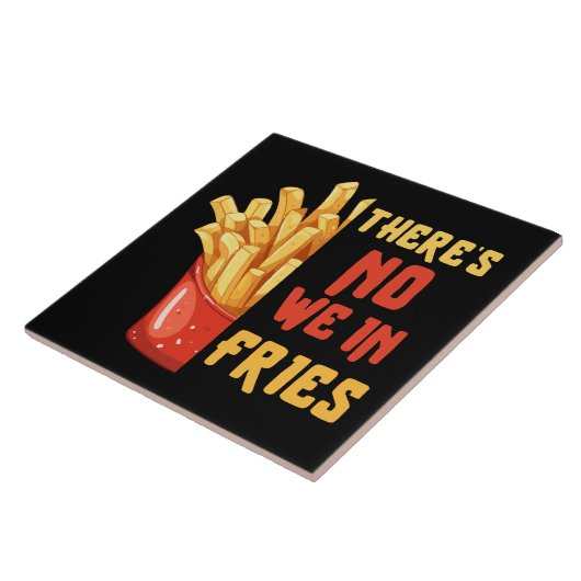 Frites Tegeltje (Zijkant)