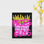 Frites voor jongens tienermeisjes dating Valentijn Kaart (Gele Bloem)