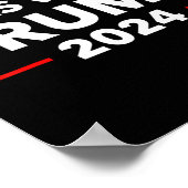 Frites Vs Leugens Trump 2024 Franse Frites Trump V Poster (Hoek)