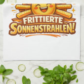 Frites zijn gefrituurde zonnestralen -  theedoek (Gevouwen)