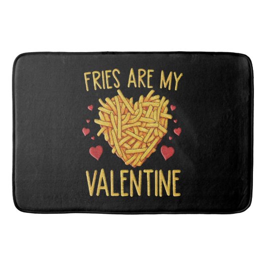 Frites Zijn Mijn Valentijn Badmat (Voorkant)