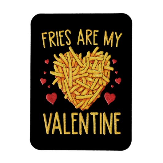 Frites Zijn Mijn Valentijn Magneet (Verticaal)