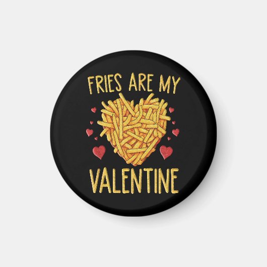Frites Zijn Mijn Valentijn Magneet (Voorkant)
