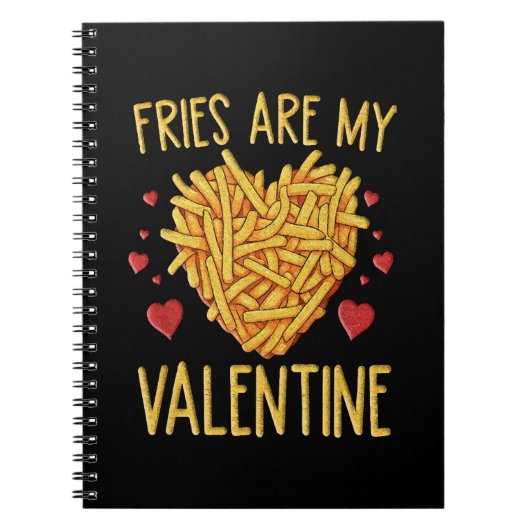 Frites Zijn Mijn Valentijn Notitieboek (Voorkant)