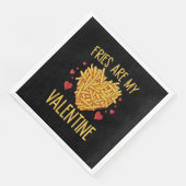 Frites Zijn Mijn Valentijn Servet (Hoek)