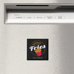 Friteschips Snack aardappel of friet Magneet