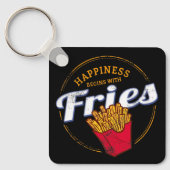 Friteschips Snack aardappel of friet Sleutelhanger (Voorkant)