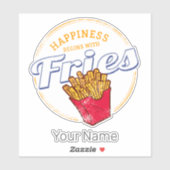 Friteschips Snack aardappel of friet Sticker (Vel)