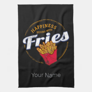 Friteschips Snack aardappel of friet Theedoek