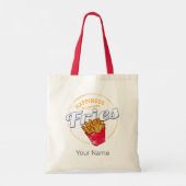 Friteschips Snack aardappel of friet Tote Bag (Achterkant)