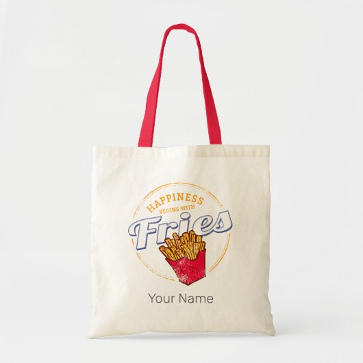 Friteschips Snack aardappel of friet Tote Bag (Voorkant)