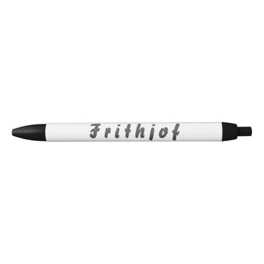 Frithjof Kugelschreiber Zwarte Inkt Pen (Voorkant)